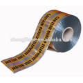 New type underground detectable telephone line warning tape